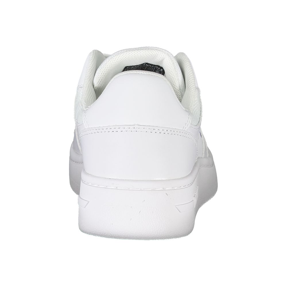Tommy Hilfiger White Leather Women Sneaker - Image 3