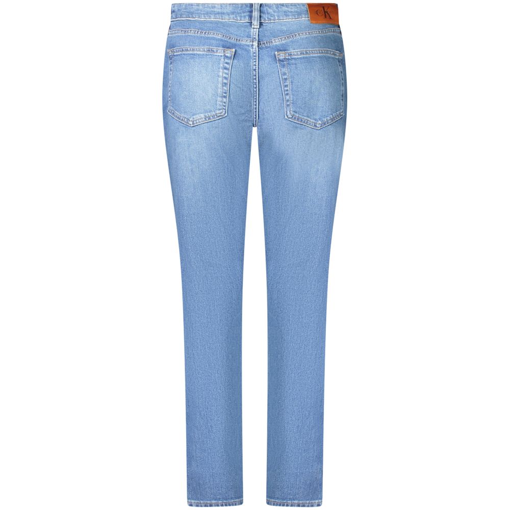 Calvin Klein Blu Cotton Women Jeans - Image 2