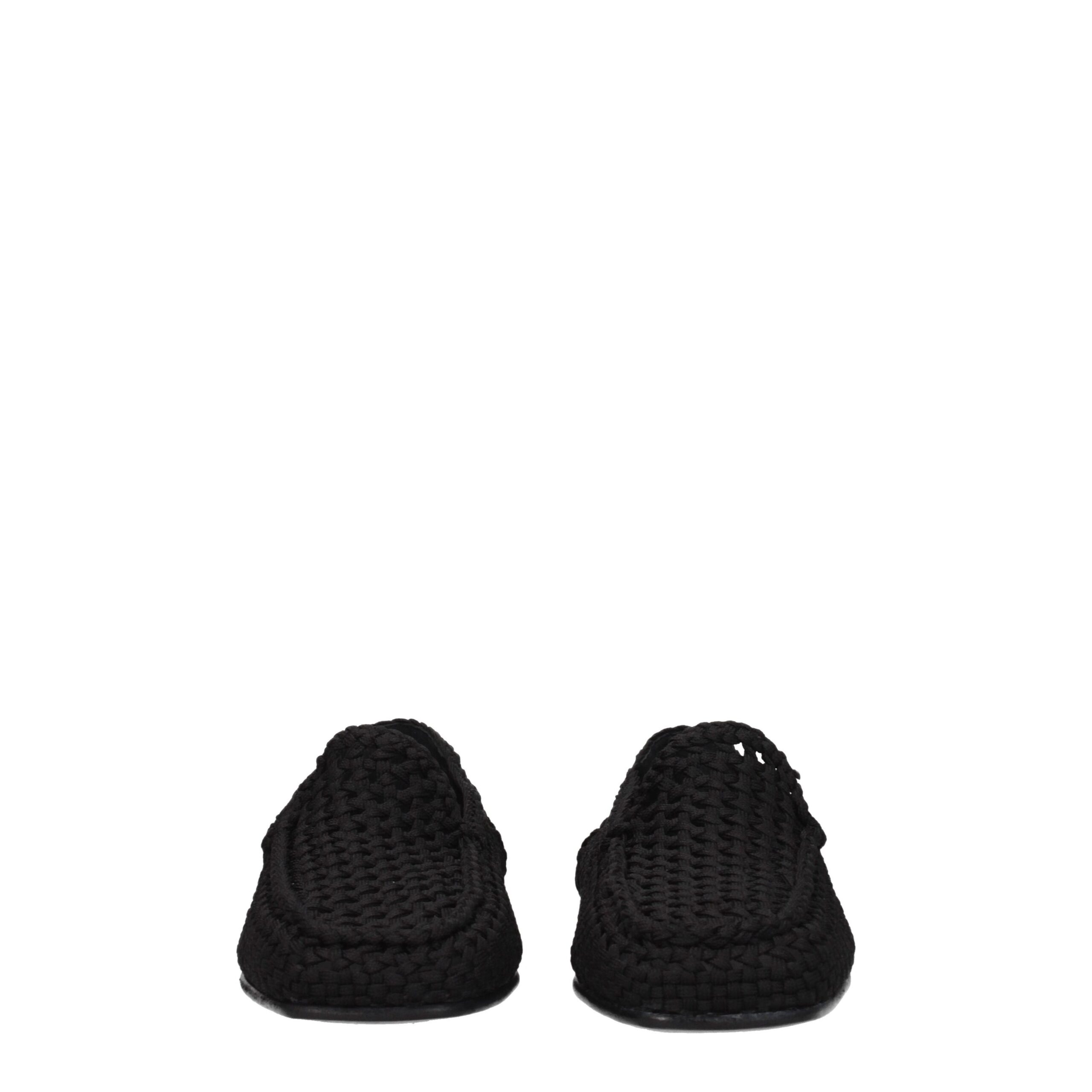 Dolce & Gabbana Black Fabric Slip-On Loafers - Image 3