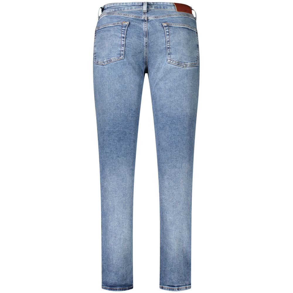 Tommy Hilfiger Blu Cotton Men Jeans - Image 2