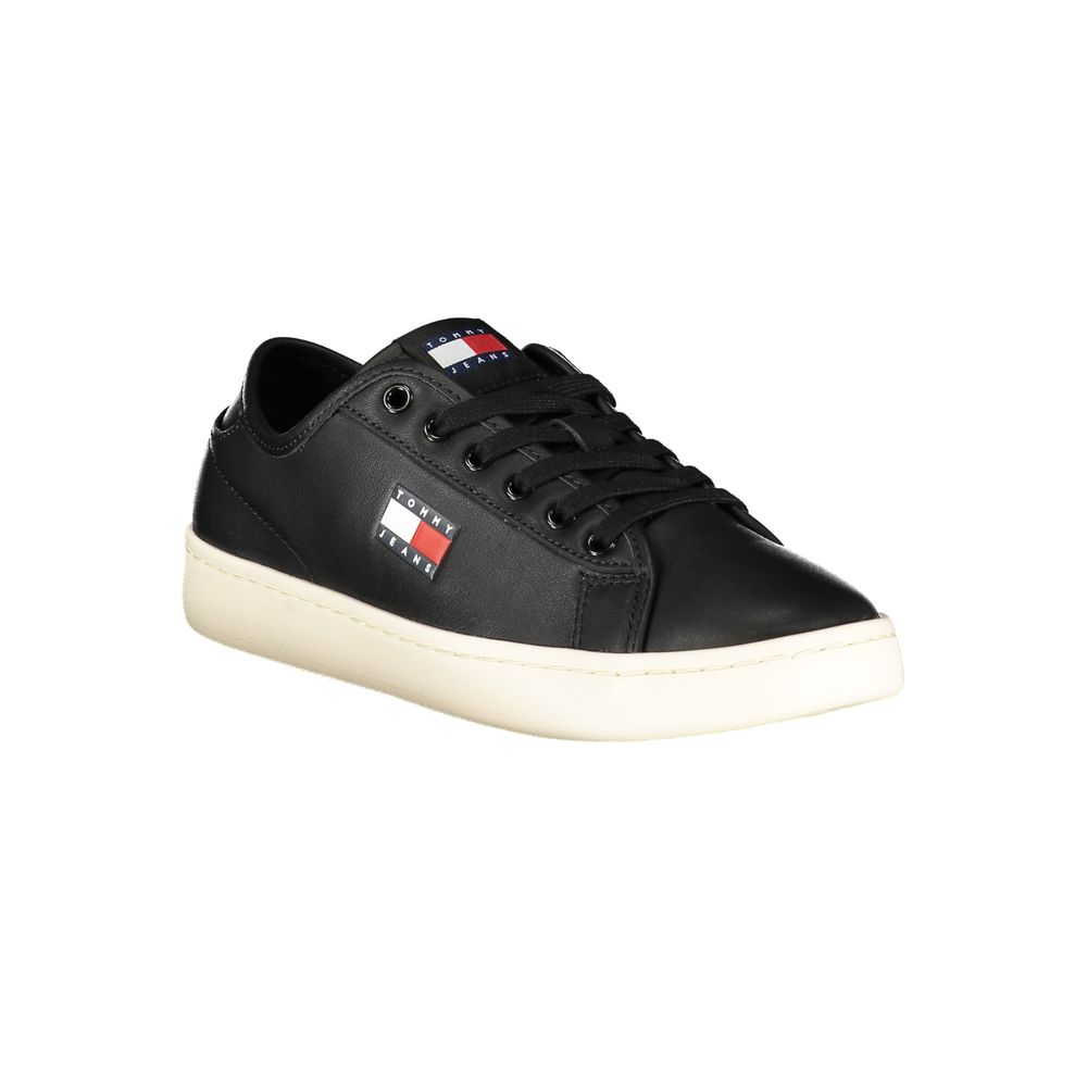 Tommy Hilfiger Black Polyurethane Women Sneaker - Image 2