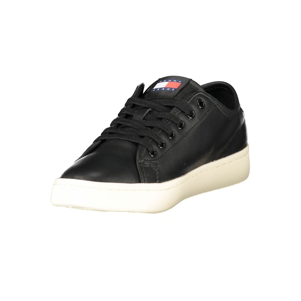 Tommy Hilfiger Black Polyurethane Women Sneaker - Image 3