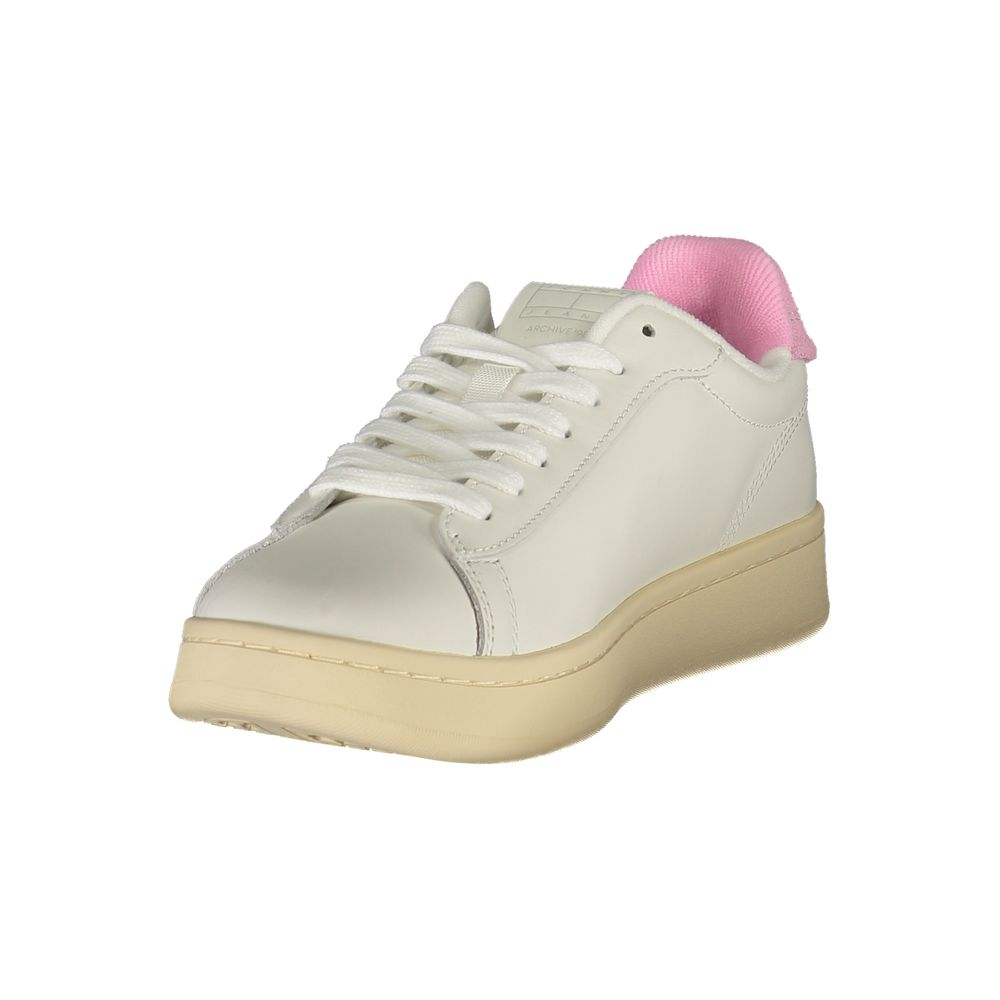 Tommy Hilfiger Bianco Polyurethane Women Sneaker - Image 3