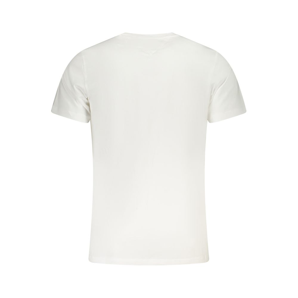 Tommy Hilfiger White Cotton Men's T-Shirt - Image 2