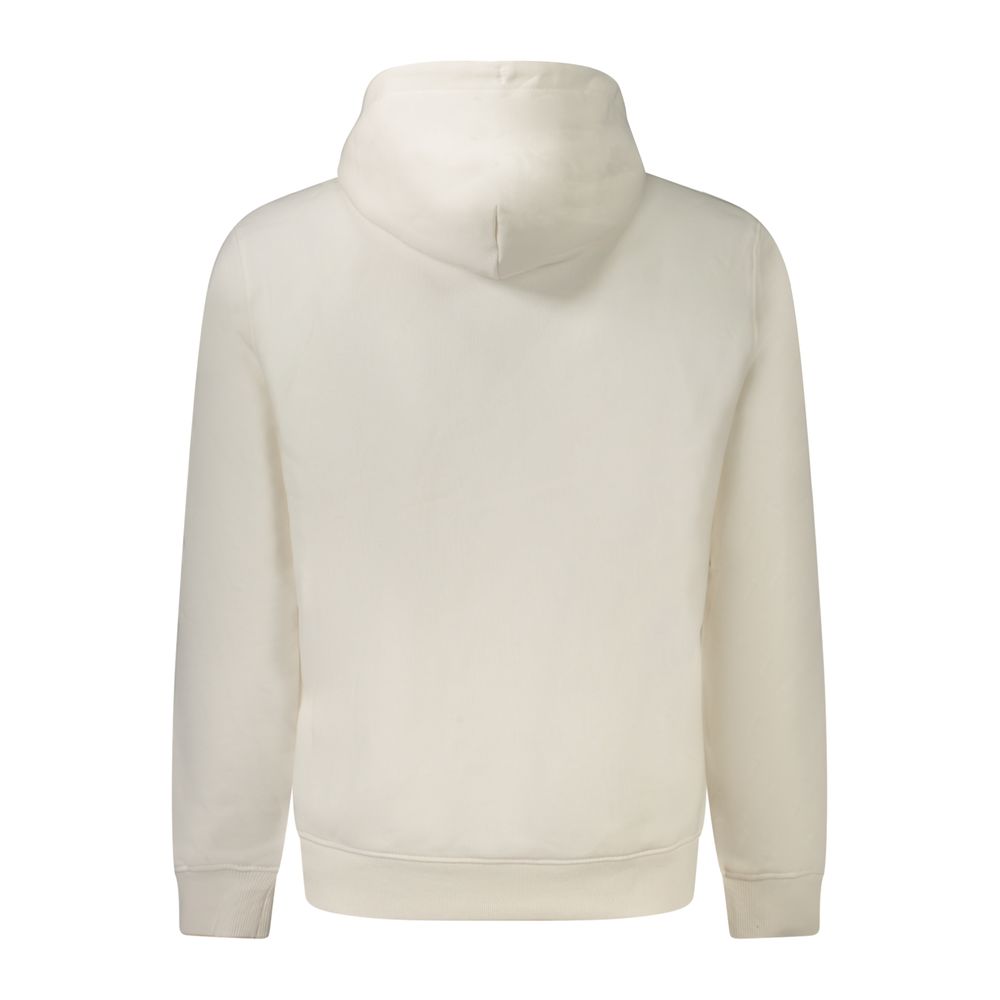 Tommy Hilfiger White Cotton Men's Hooded Sweatshirt - Image 2