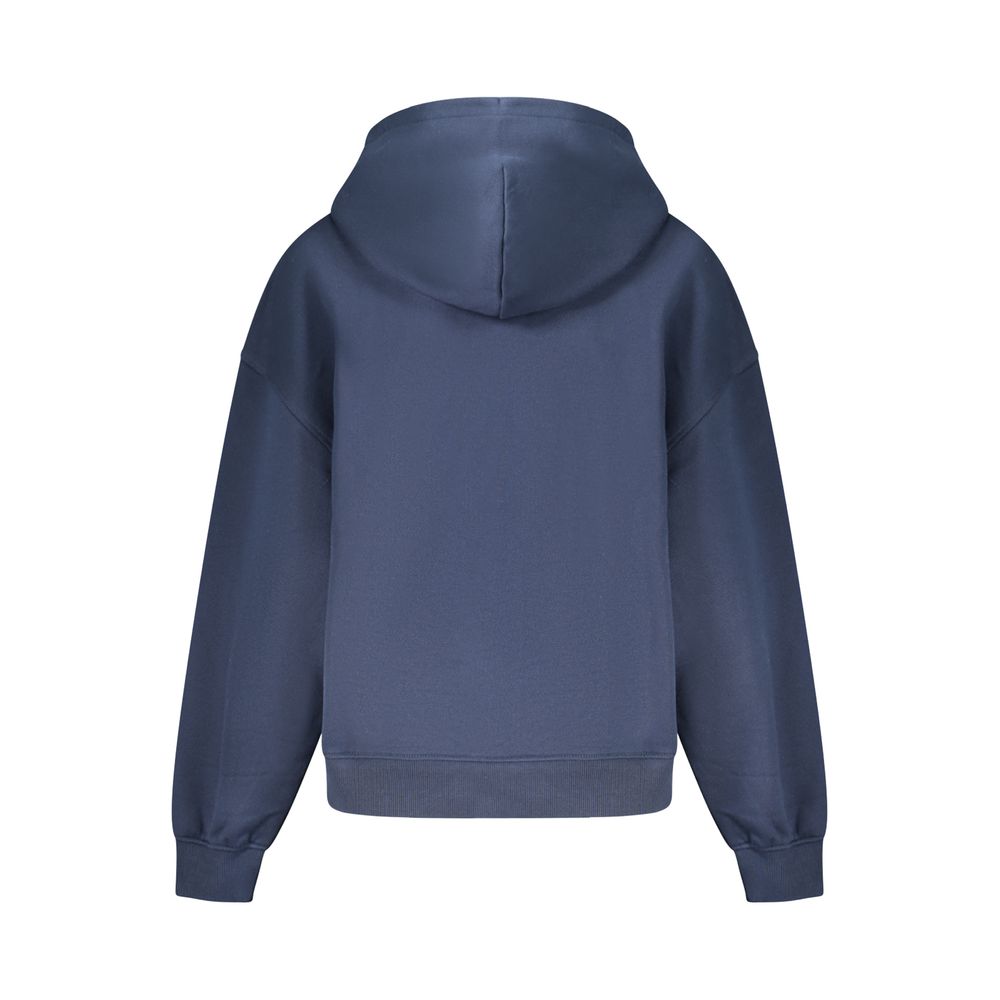 Tommy Hilfiger Blue Cotton Women Sweatshirt - Image 2