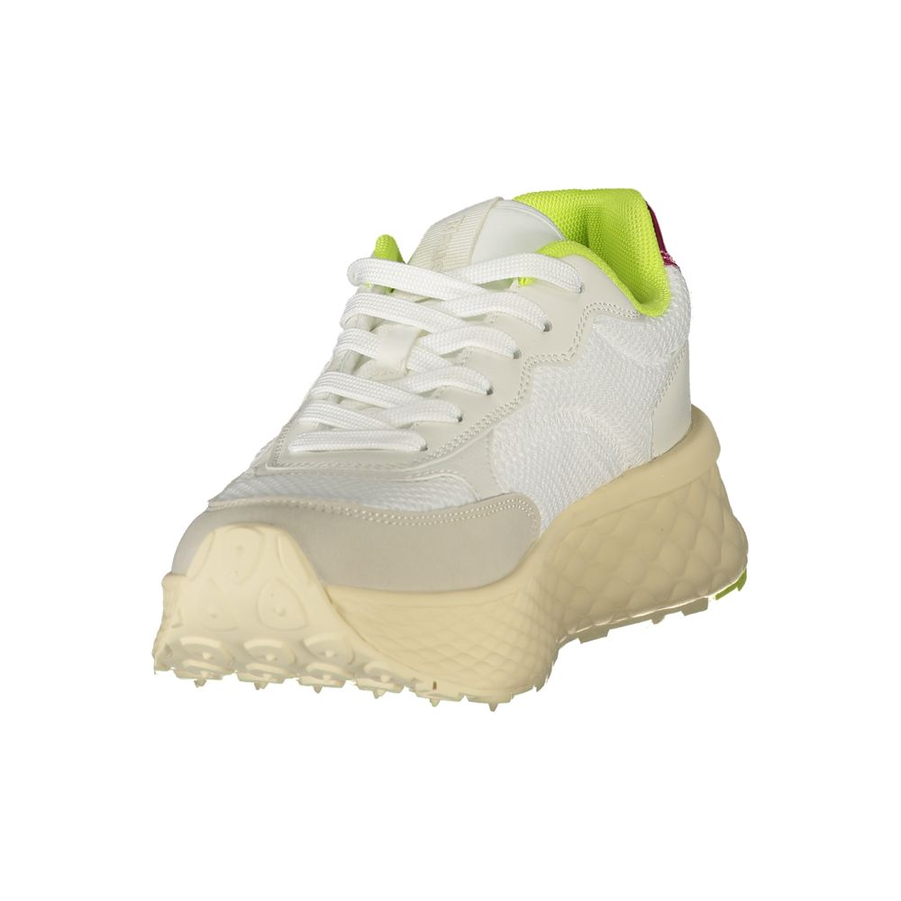 Blauer White Polyurethane Women Sneaker - Image 3