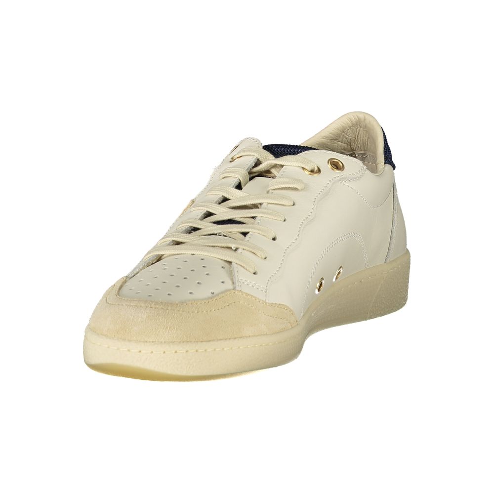 Blauer White Polyurethane Men Sneaker - Image 3