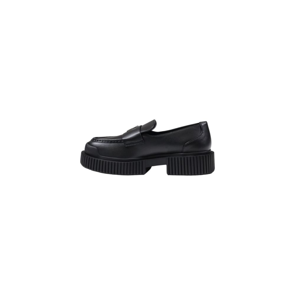 Armani Exchange Black Leather Platform Pumps - Image 3