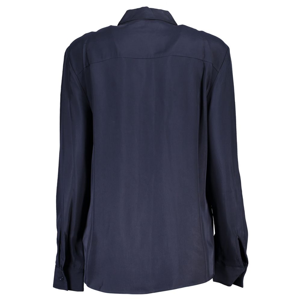 Tommy Hilfiger Blue Viscose Women Shirt - Image 2