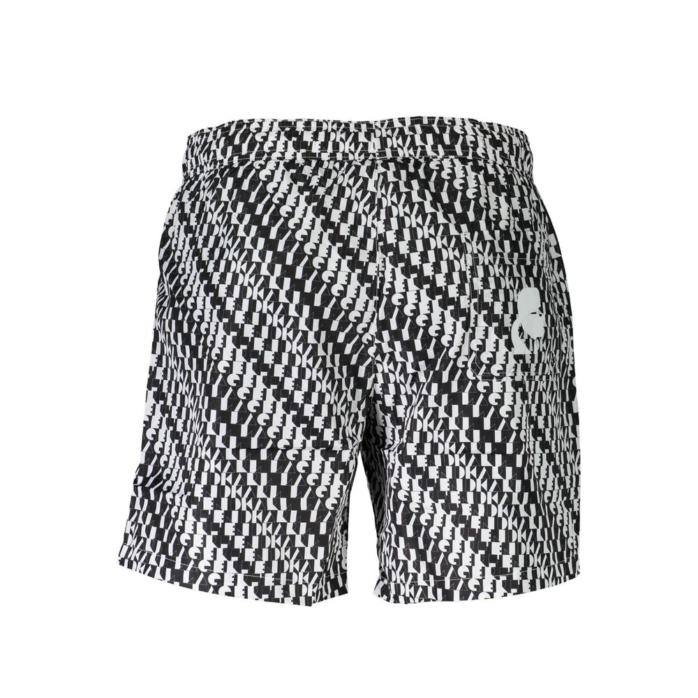 Karl Lagerfeld White Polyester Men's Swim Boxer - Image 2