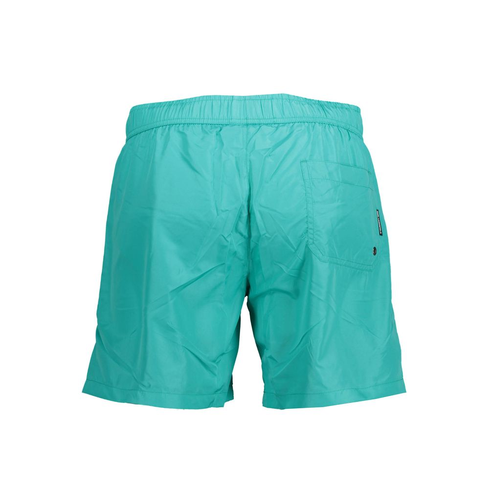 Karl Lagerfeld Verde Polyester Men's Swim Boxer - Image 2
