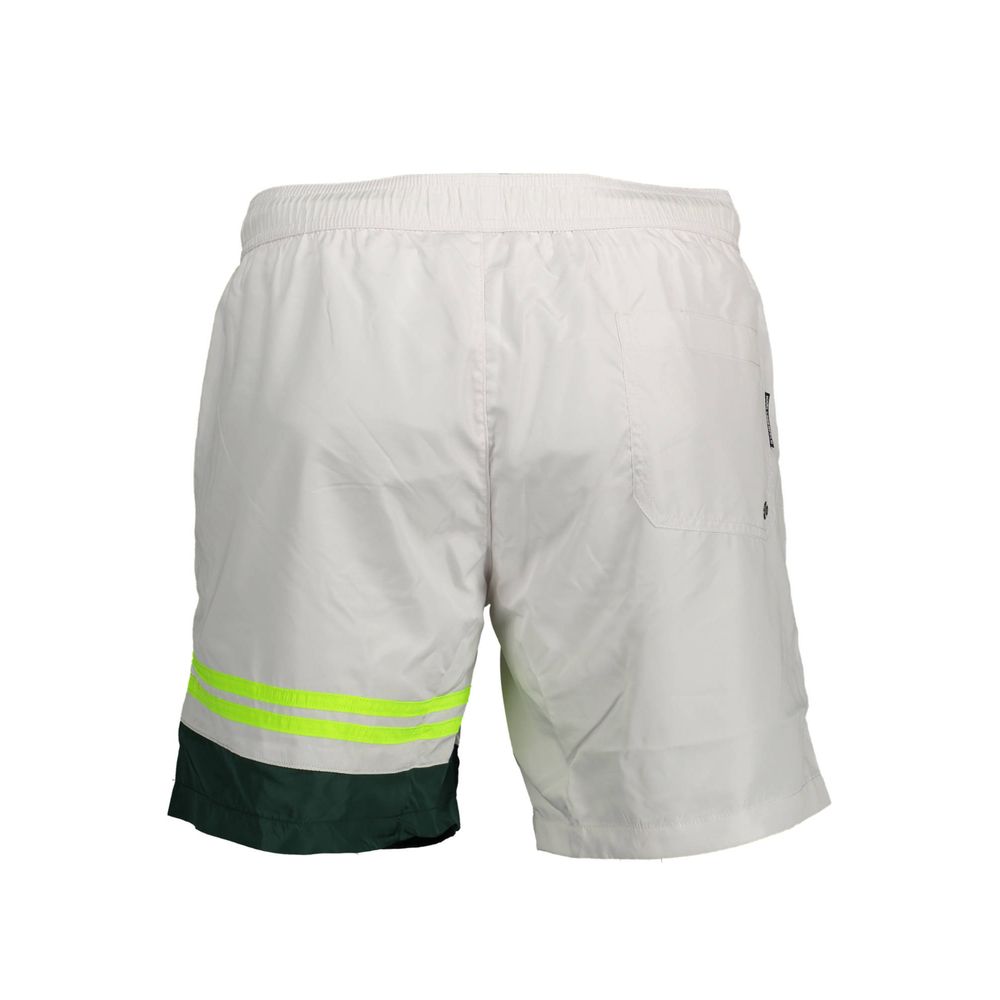 Karl Lagerfeld White Polyester Men's Swim Boxer - Image 2