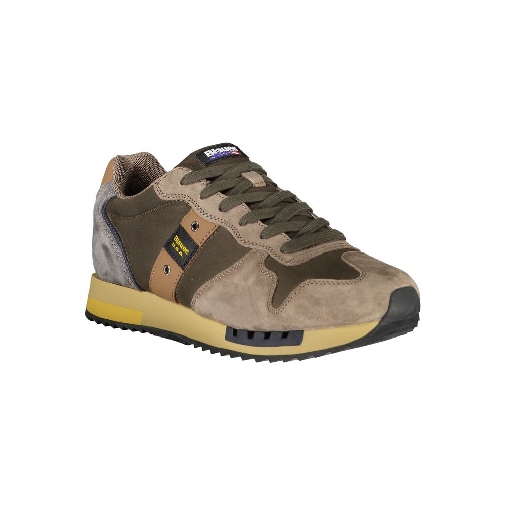 Blauer Green Leather Men Sneaker - Image 2
