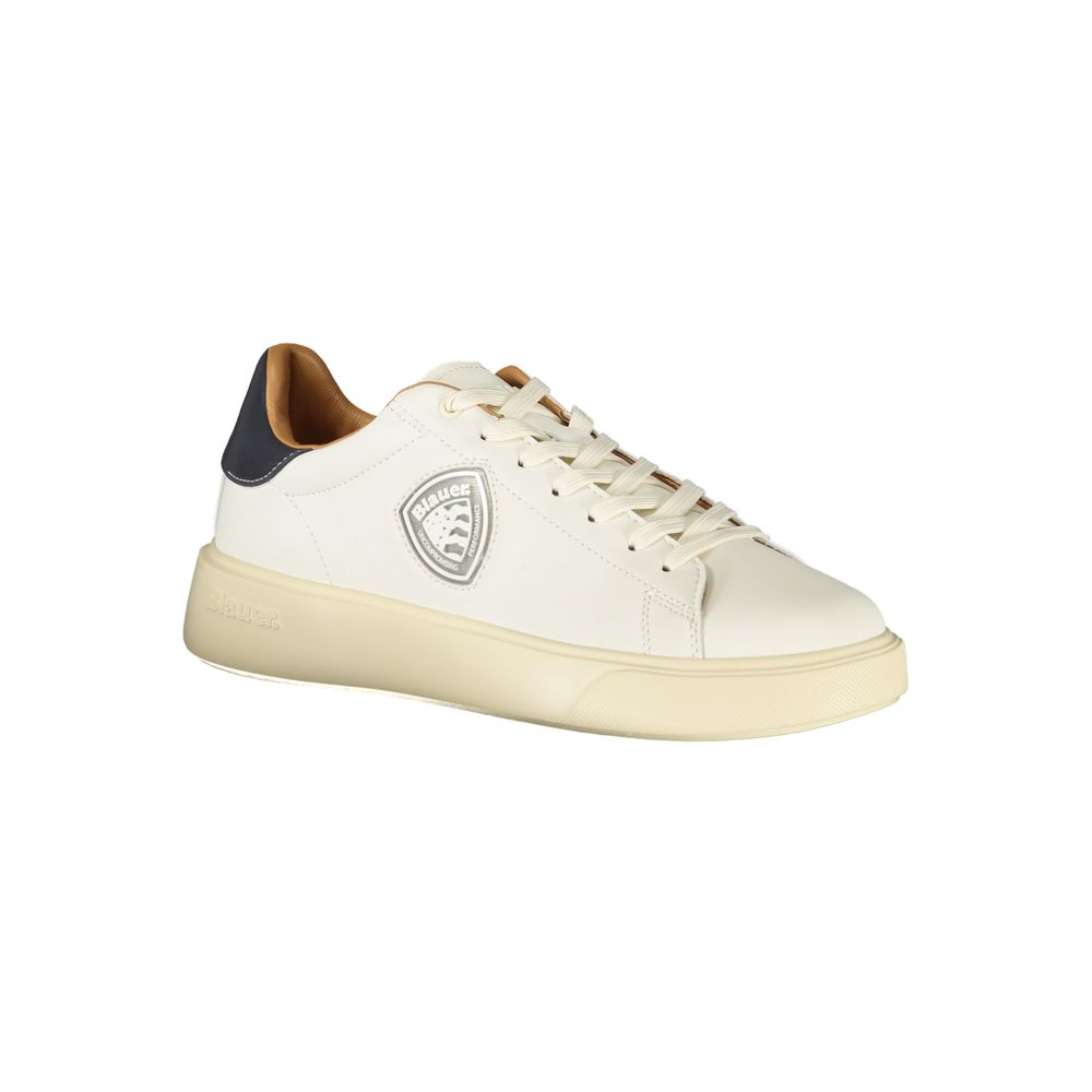 Blauer White Polyester Men Sneaker - Image 2