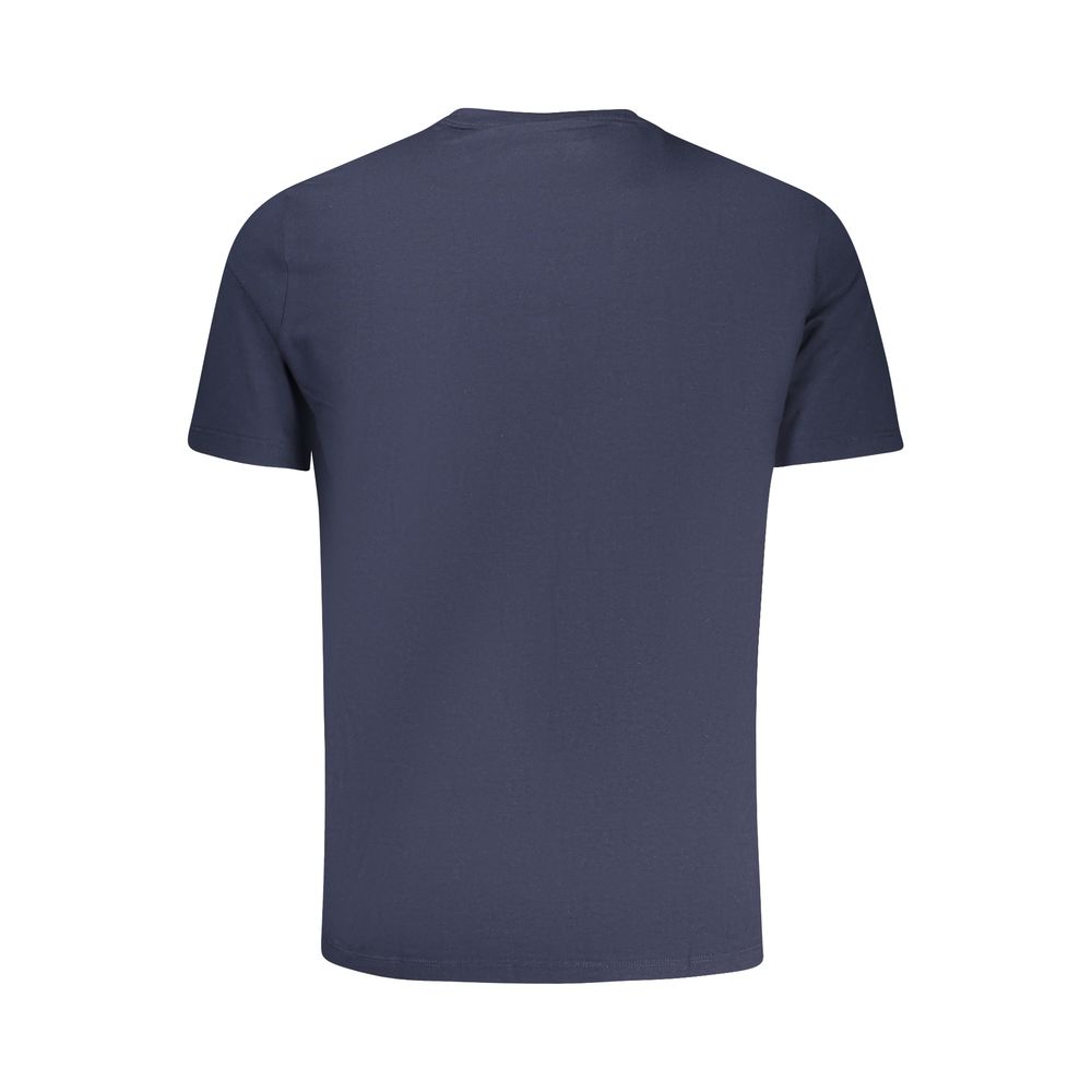 Calvin Klein Blue Cotton Men's T-Shirt - Image 2