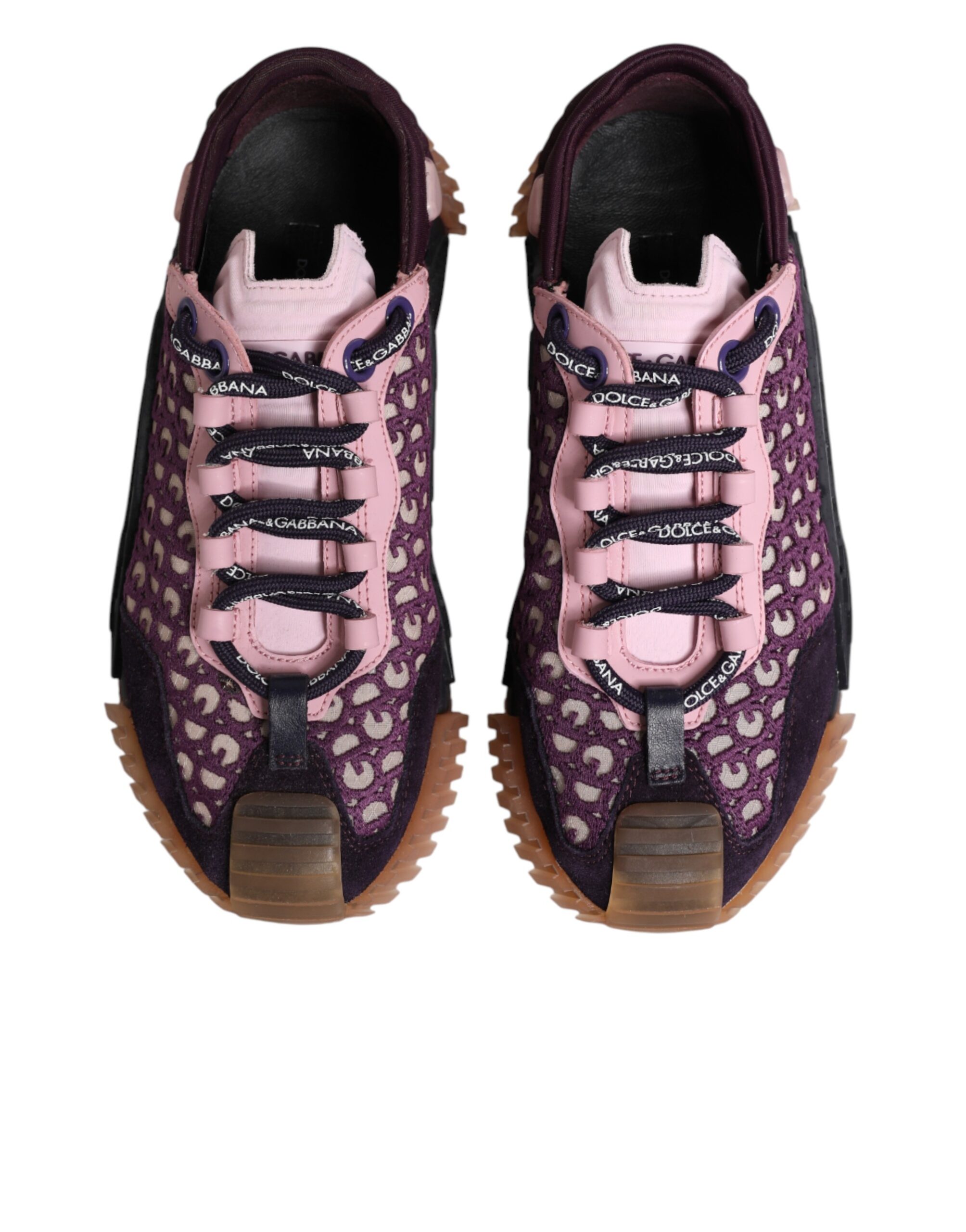 Dolce & Gabbana Multicolor Logo Low Top NS1 Sneakers Shoes - Image 2
