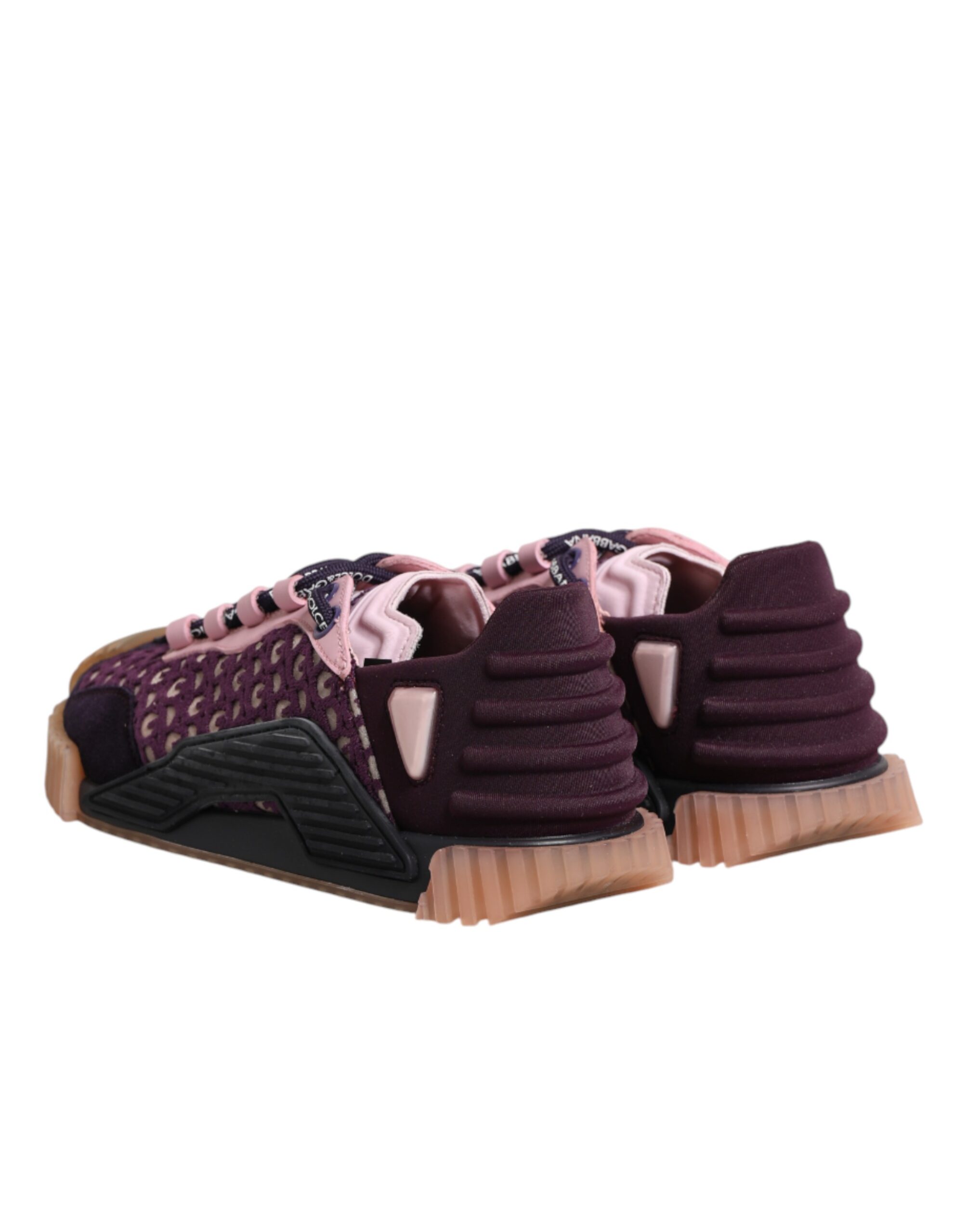Dolce & Gabbana Multicolor Logo Low Top NS1 Sneakers Shoes - Image 4