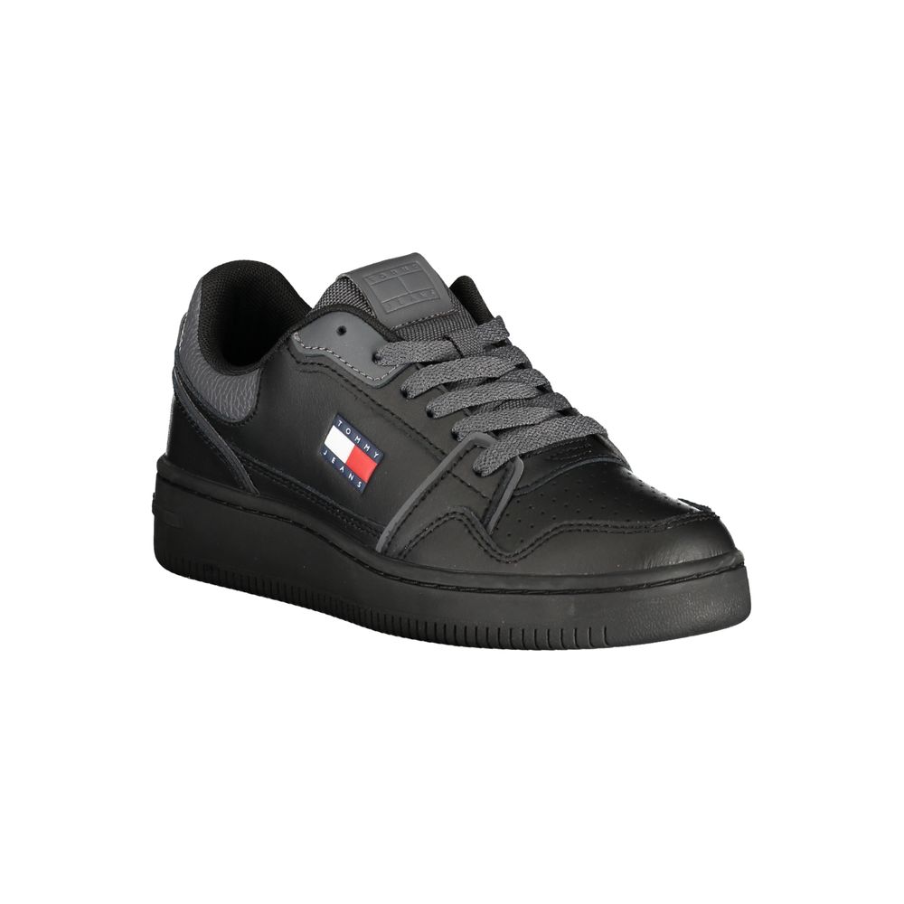 Tommy Hilfiger Black Polyurethane Women Sneaker - Image 2