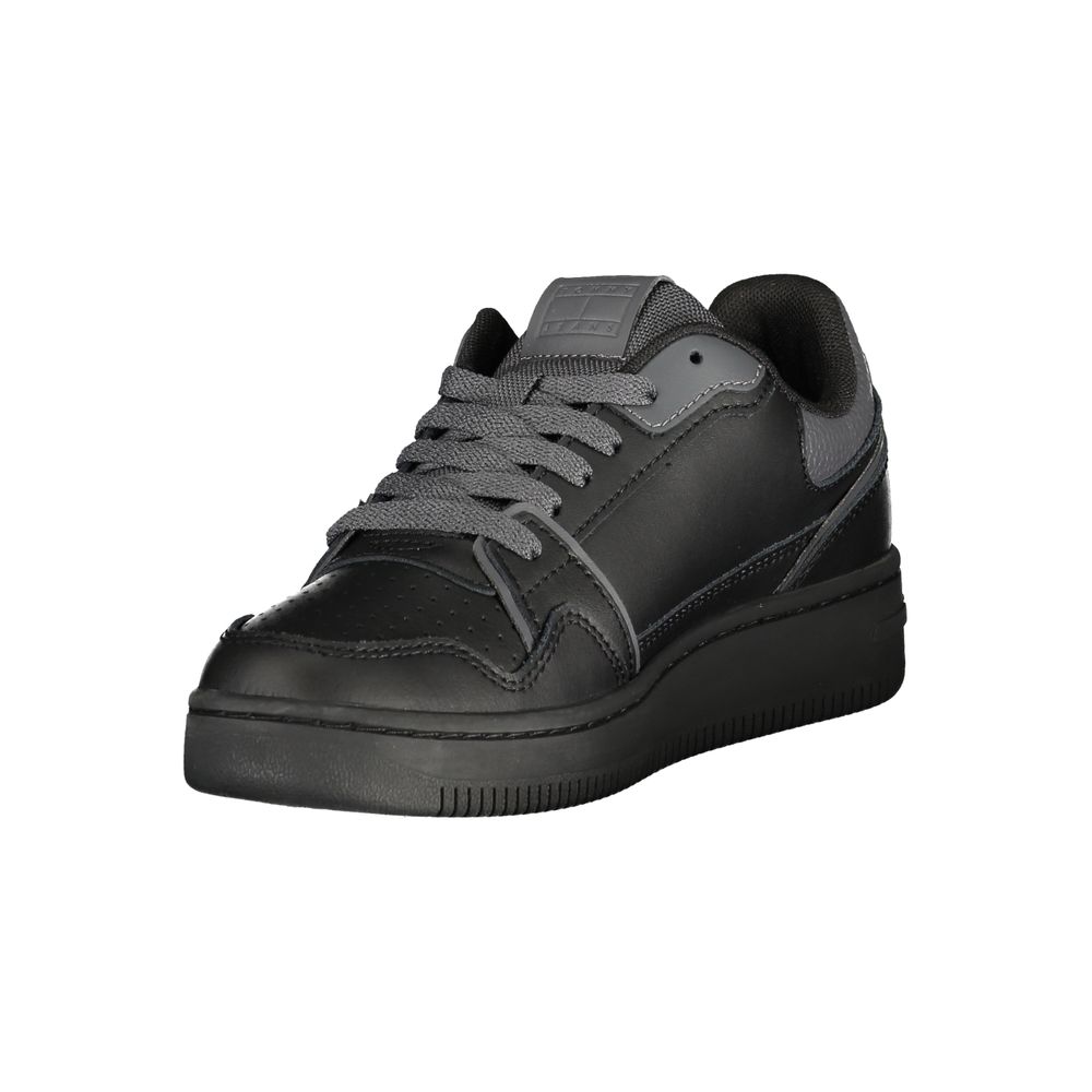 Tommy Hilfiger Black Polyurethane Women Sneaker - Image 3