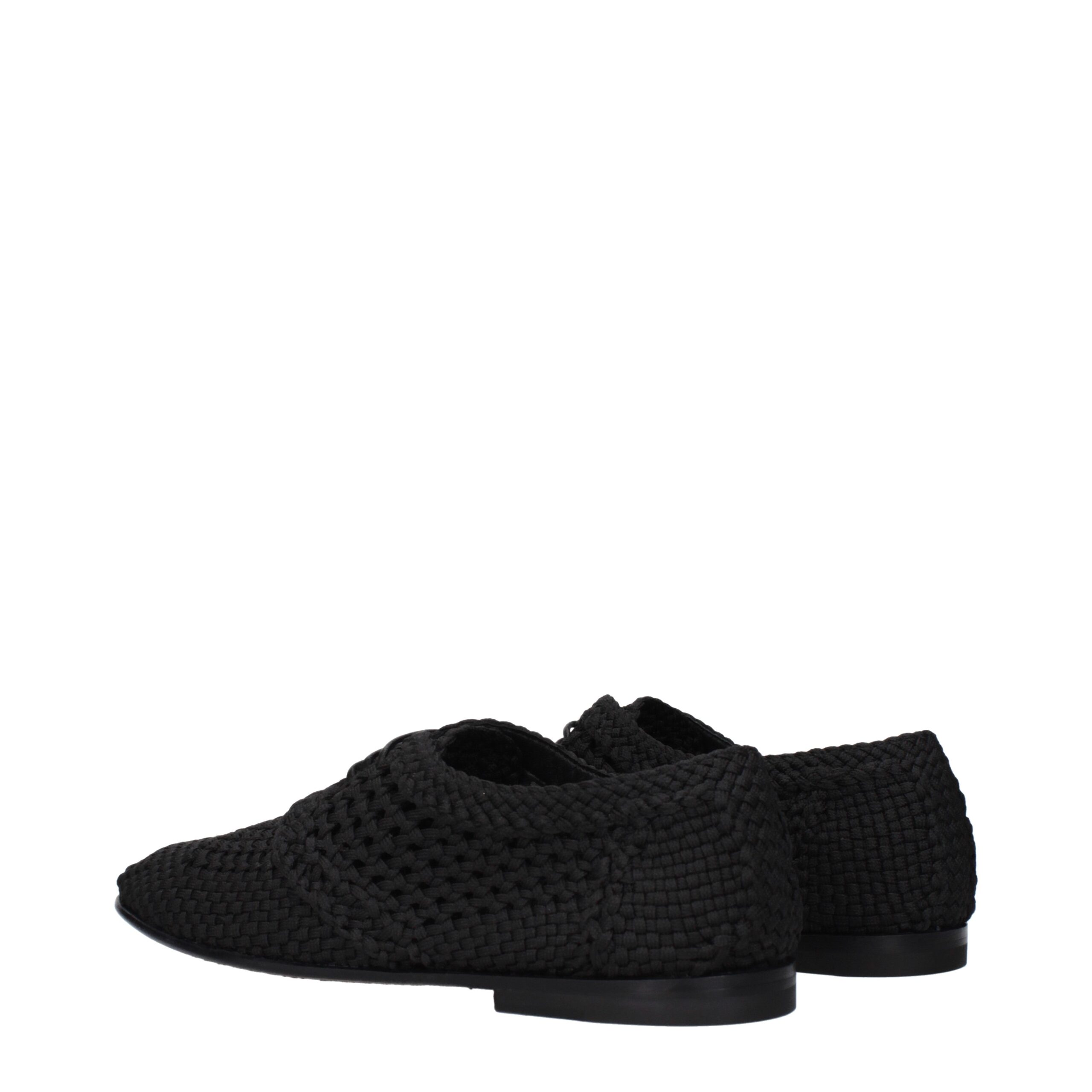 Dolce & Gabbana Black Fabric Oxfords And Derbies - Image 4