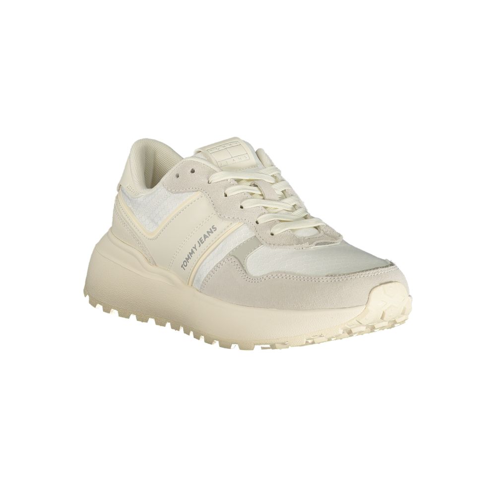 Tommy Hilfiger White Polyurethane Women Sneaker - Image 2
