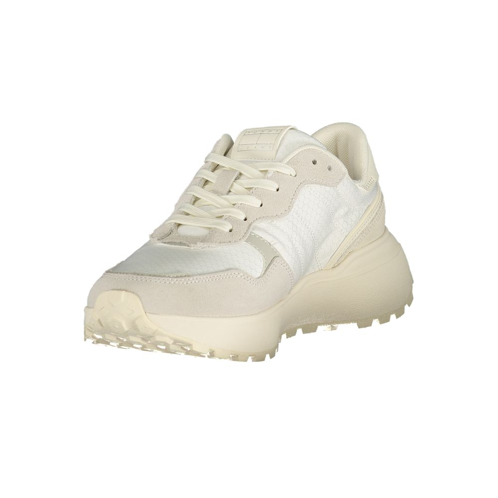 Tommy Hilfiger White Polyurethane Women Sneaker - Image 3