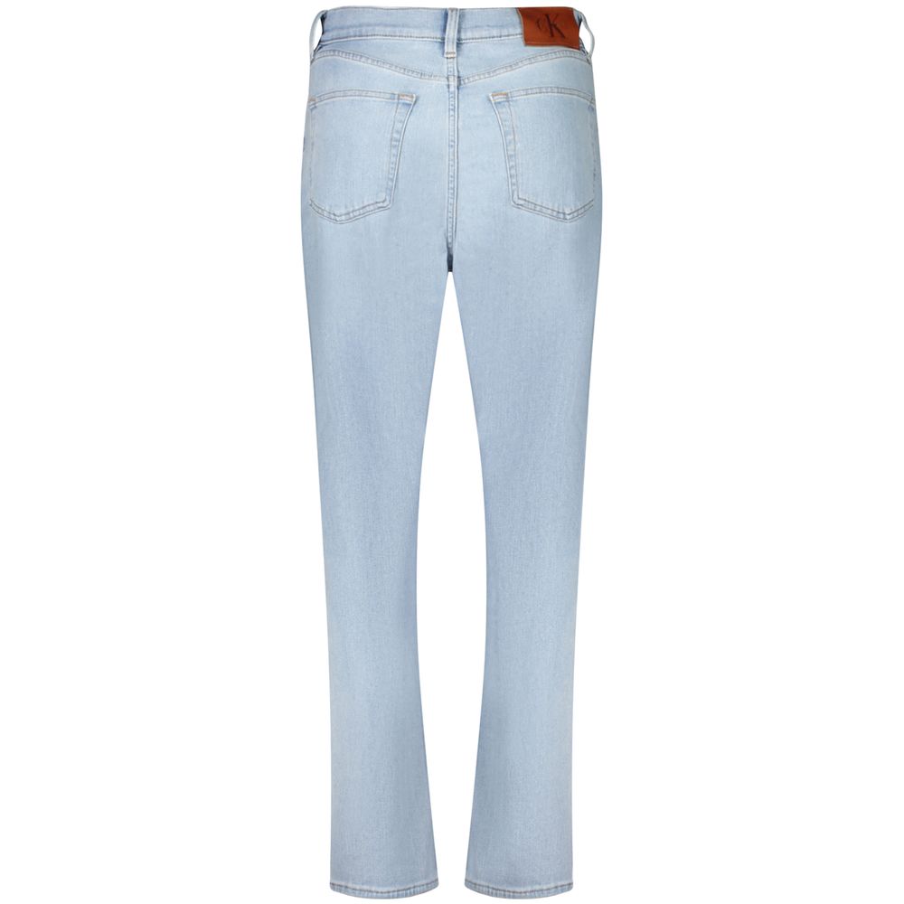 Calvin Klein Azzurro Cotton Women Jeans - Image 2