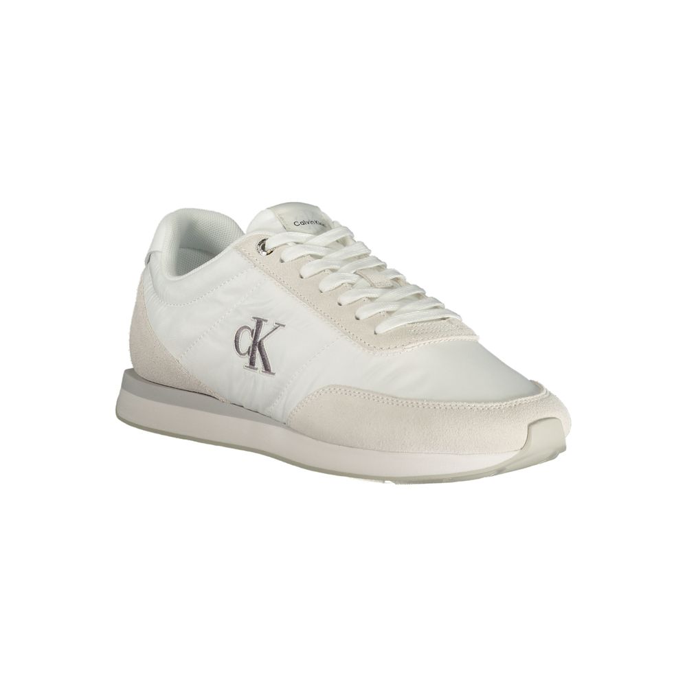 Calvin Klein White Recycled Polyester Men Sneaker - Image 2