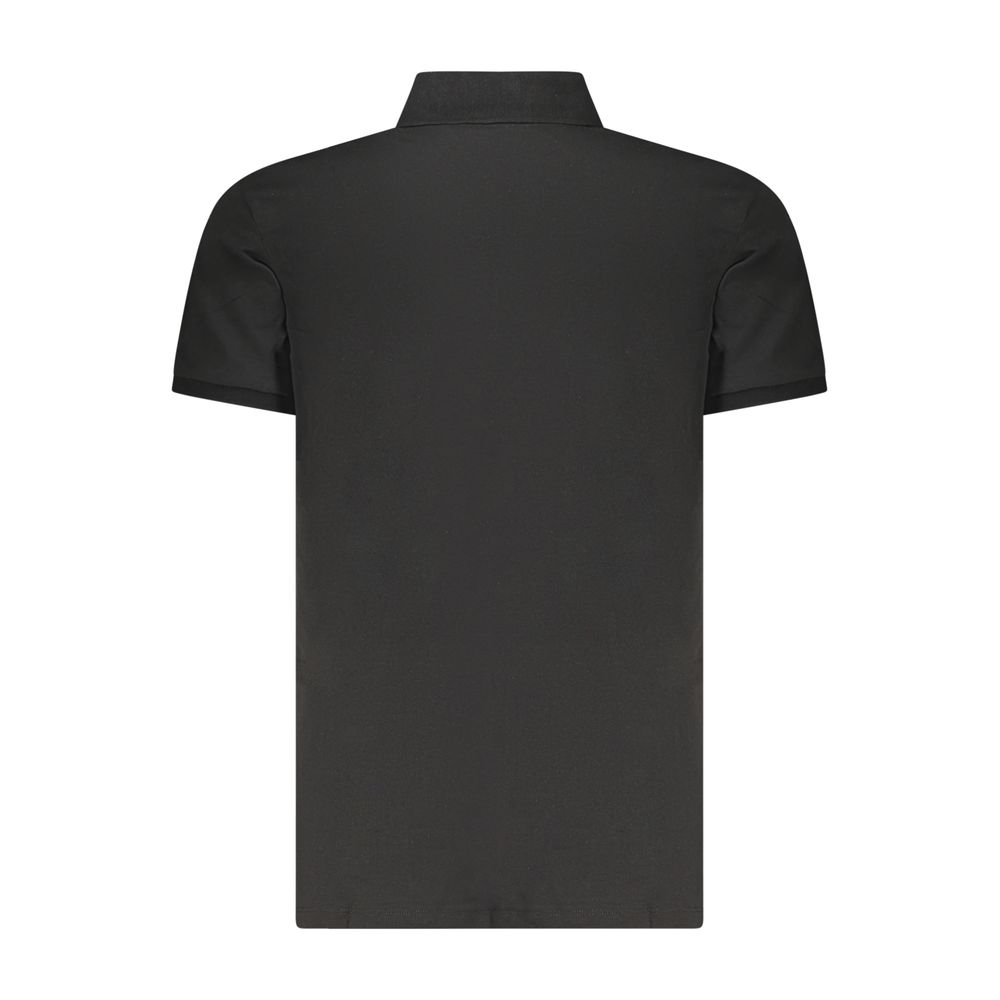 Calvin Klein Black Cotton Men Polo Shirt - Image 2