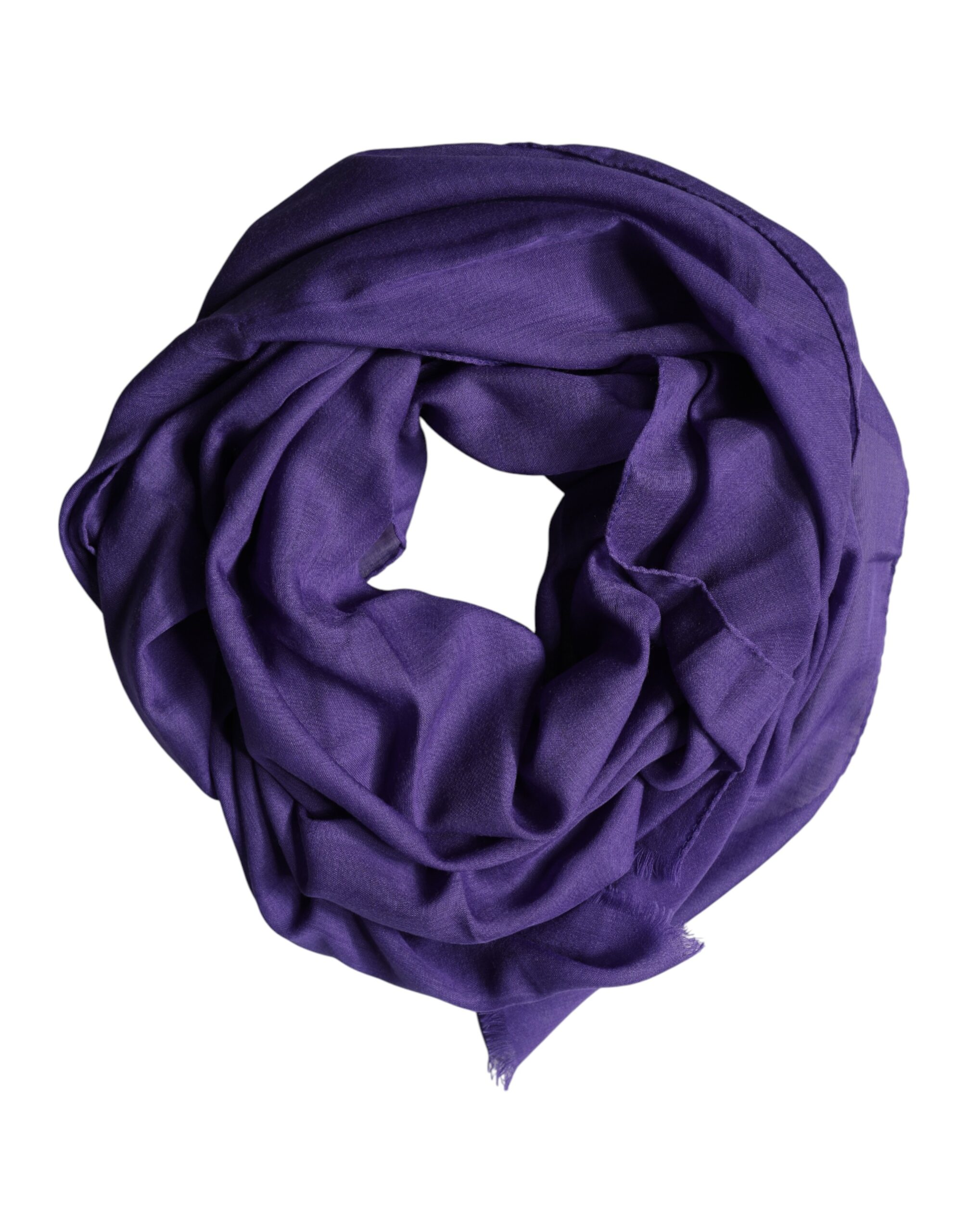 Dolce & Gabbana Purple Lace Stole Cotton Wrap Shawl Scarf - Image 5