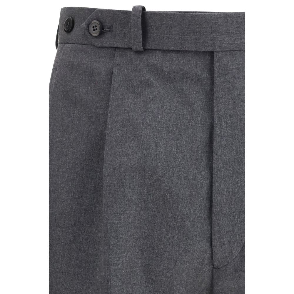 Prada Gray Wool Oves Aries Dress Pants - Image 3