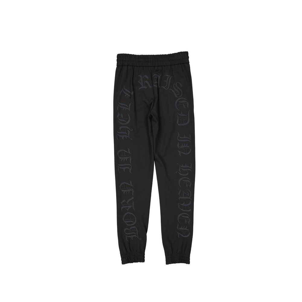 Philipp Plein Black Elastane Joggers (Workout Pants) - Image 2