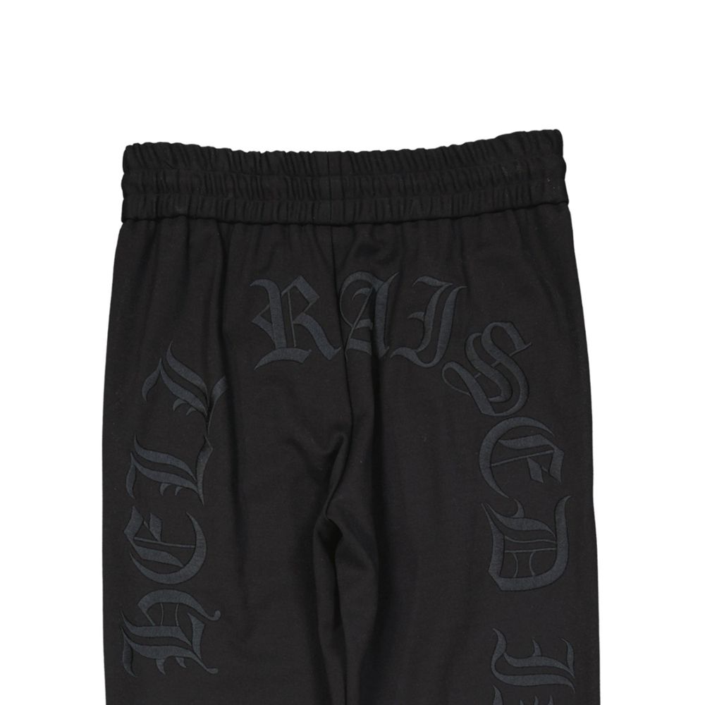 Philipp Plein Black Elastane Joggers (Workout Pants) - Image 3