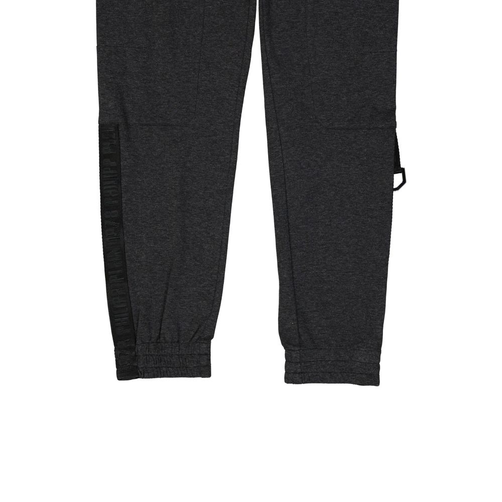 Philipp Plein Gray Cotton Joggers (Workout Pants) - Image 3