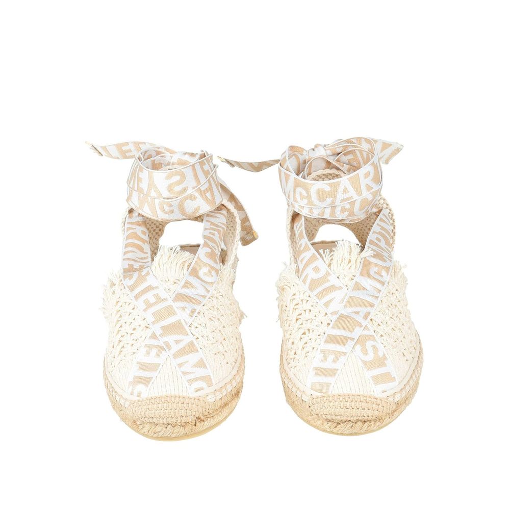 Stella McCartney Beige Canvas Espadrilles - Image 4