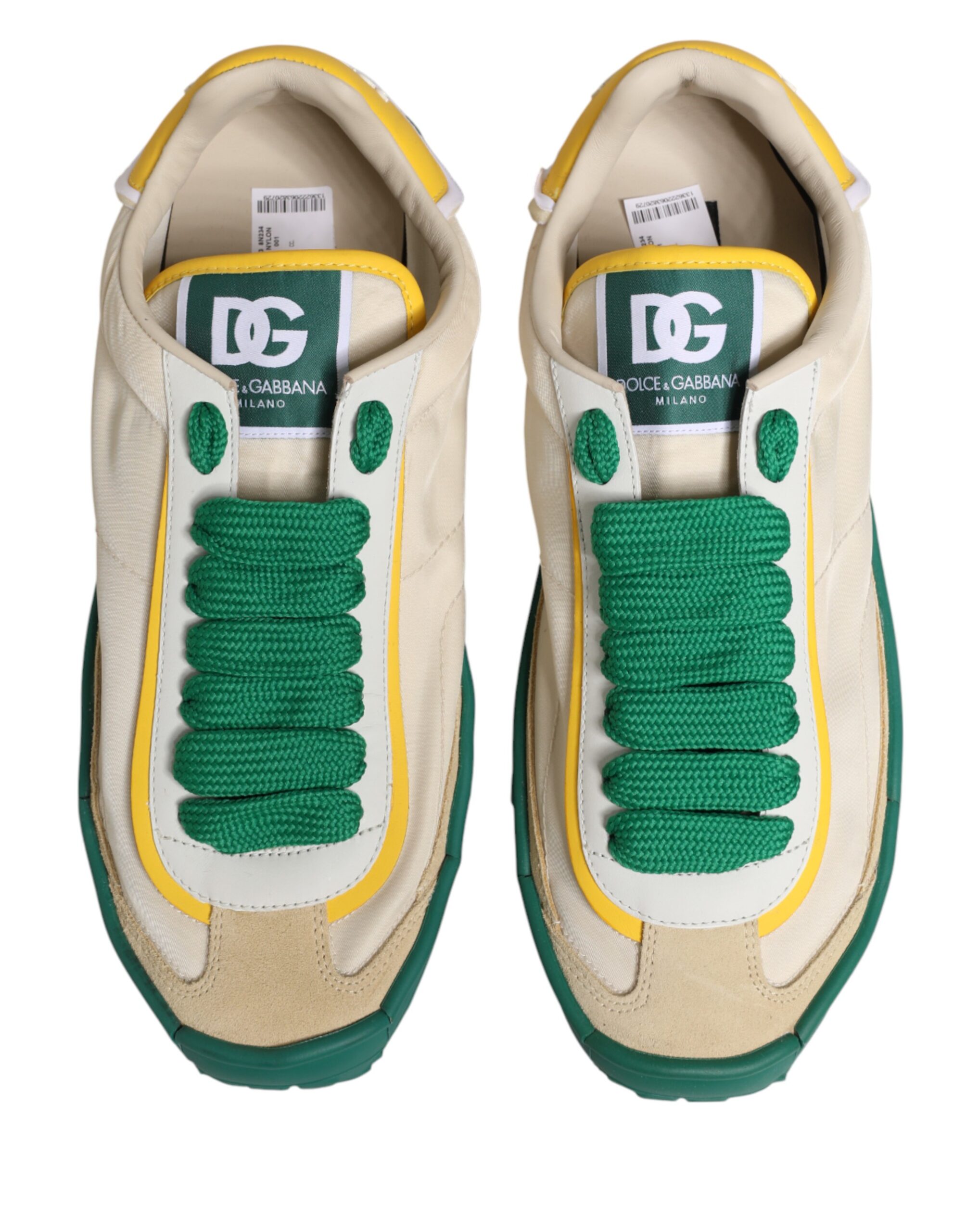 Dolce & Gabbana Multicolor Old Runner Lace Up Sneakers Shoes - Image 2
