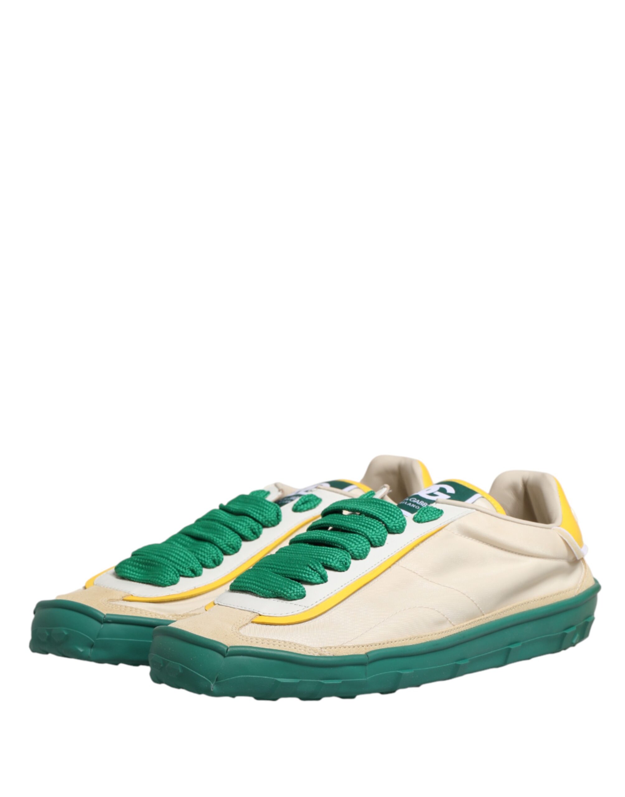 Dolce & Gabbana Multicolor Old Runner Lace Up Sneakers Shoes - Image 3