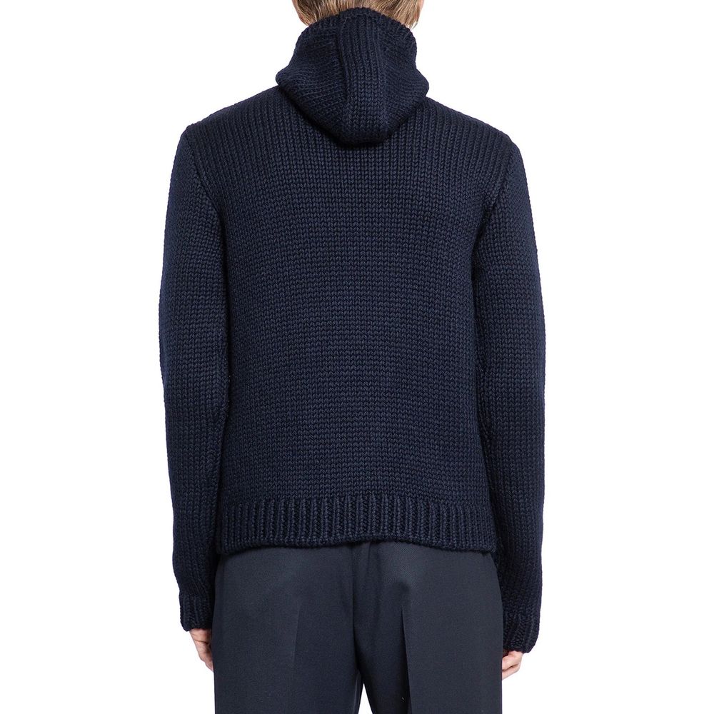 Prada Blue Wool Turtleneck - Image 3