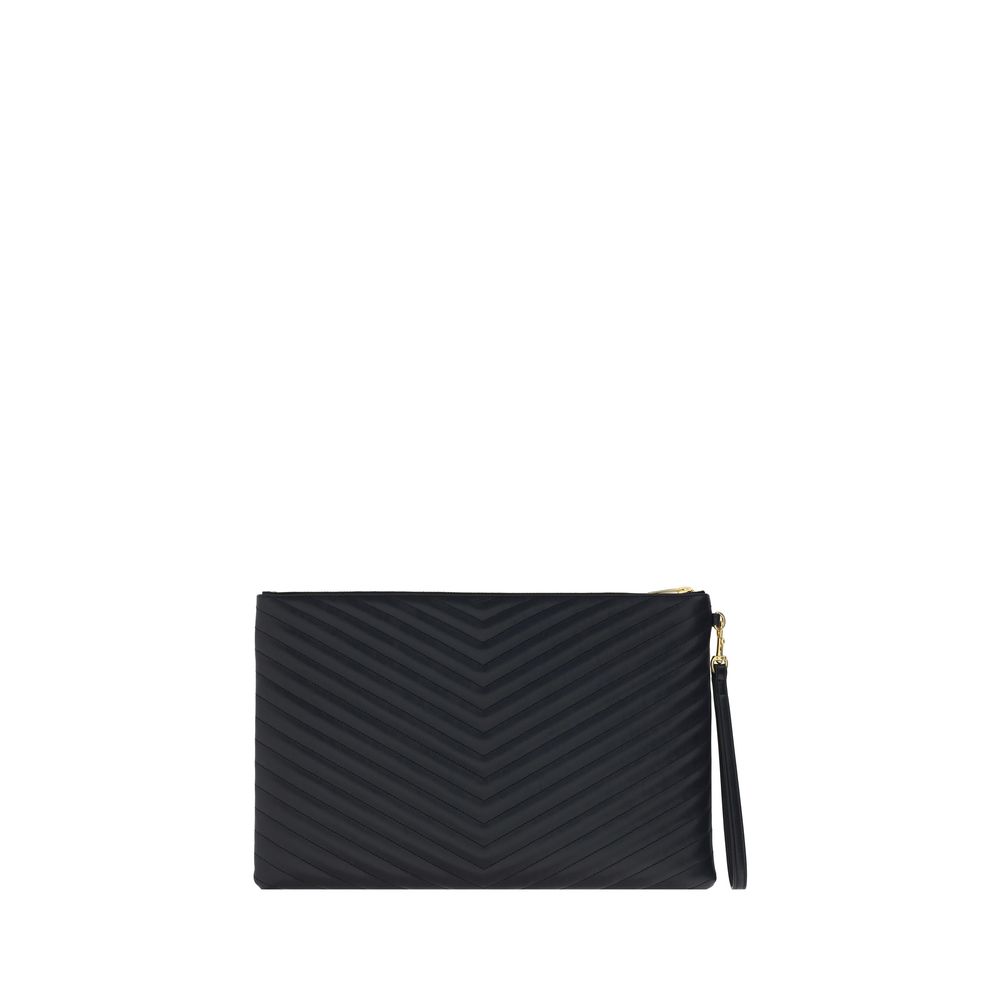 Saint Laurent Black Calf Leather Bos Taurus Accessories - Image 2