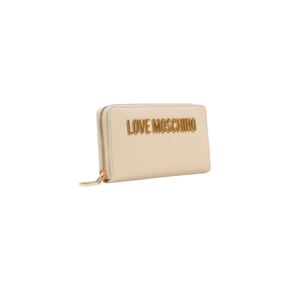 Love Moschino Beige Polyethylene Wallet - Image 2