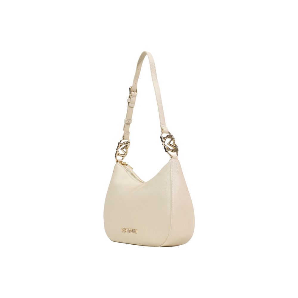 Love Moschino Beige Polyethylene Handbag - Image 2