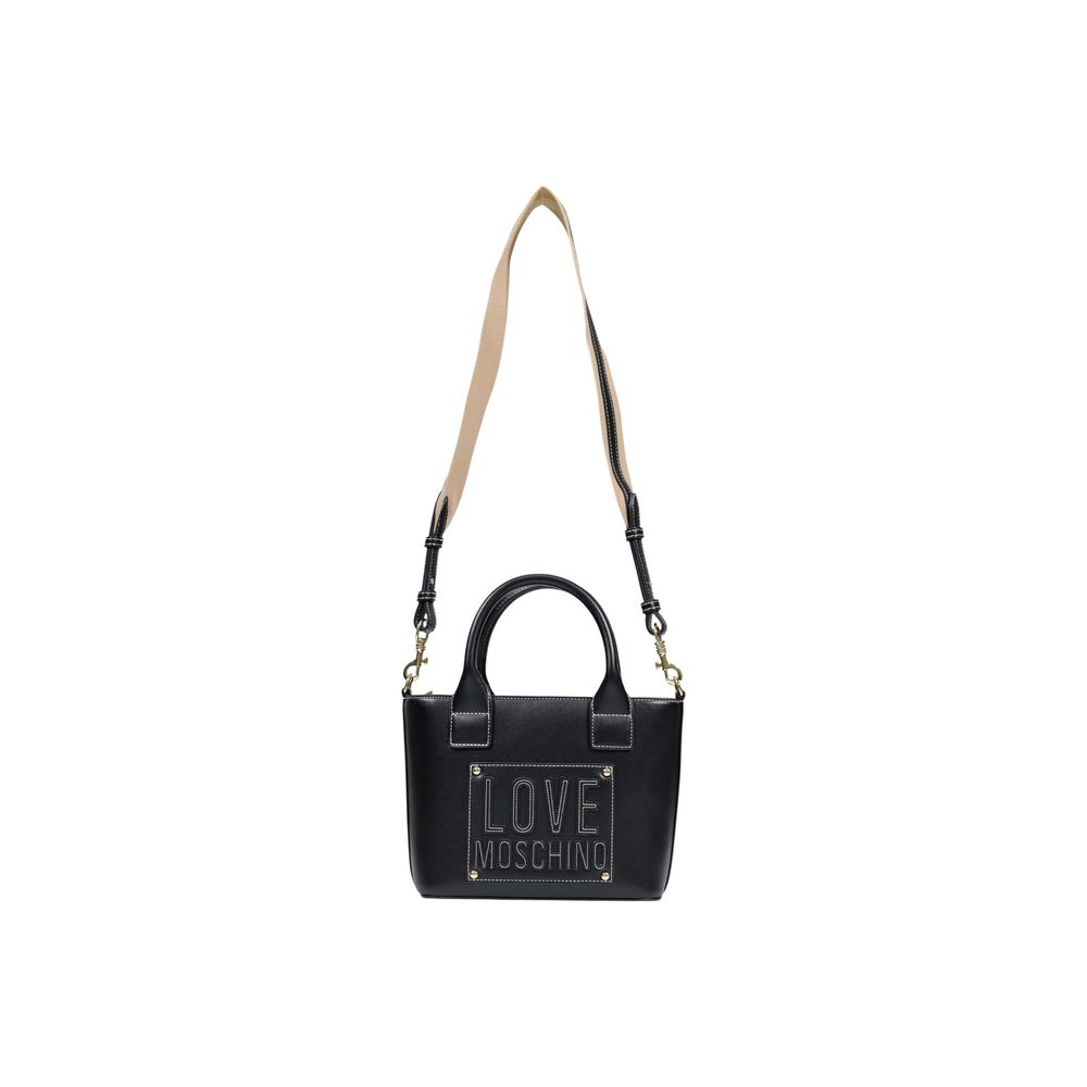 Love Moschino Black Polyethylene Handbag - Image 5