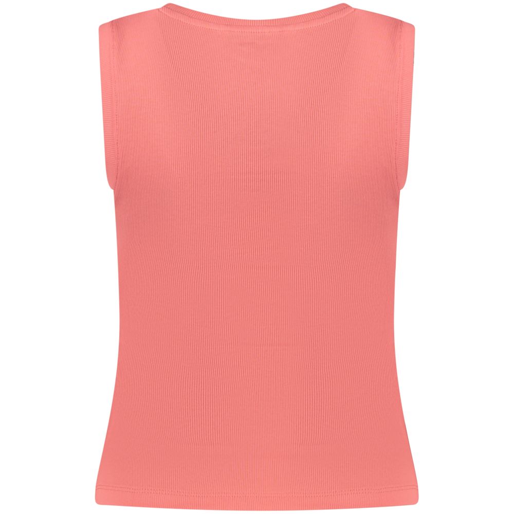 Tommy Hilfiger Pink Cotton Women's Tank Top - Image 2
