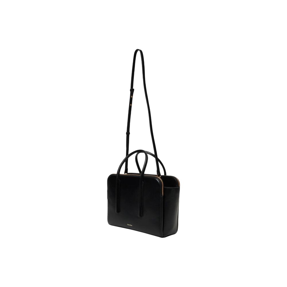 Calvin Klein Black Leather Handbag - Image 4