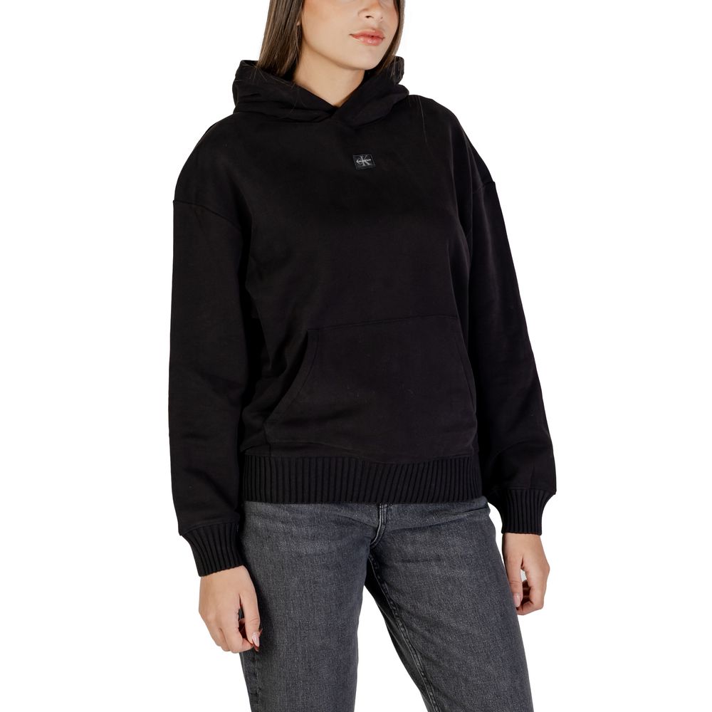 Calvin Klein Jeans Black Cotton Hoodie - Image 3