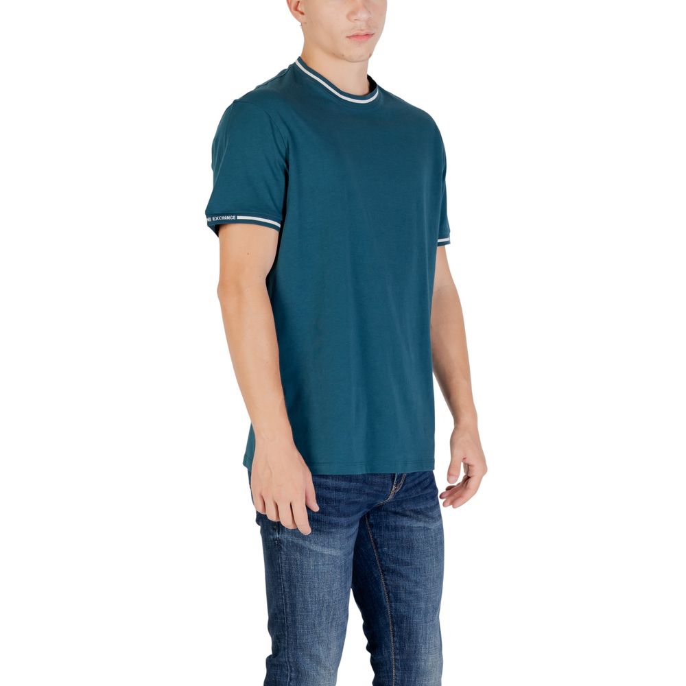 Armani Exchange Black Cotton T-Shirt - Image 4
