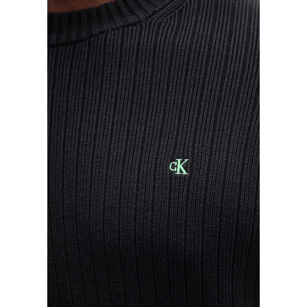 Calvin Klein Jeans Black Cotton Sweatshirt - Image 4
