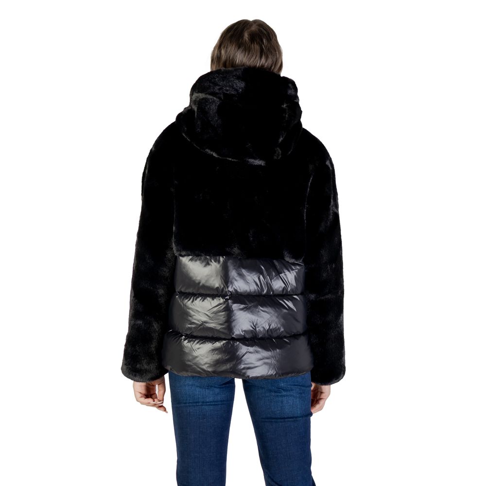Blauer Black Polyester Coat - Image 2