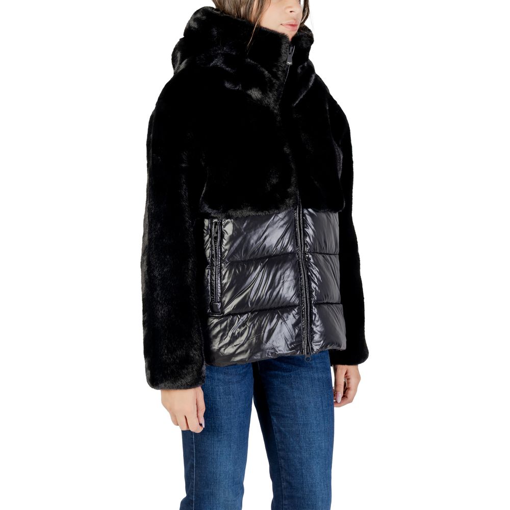 Blauer Black Polyester Coat - Image 3